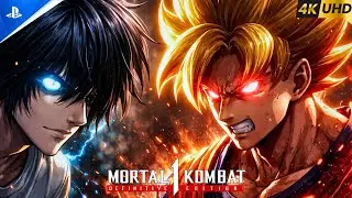 L Lawliet (Death Note) vs Goku 🔥 Full Exclusive Fight | New Year Special | MK 1 | 4K 60FPS