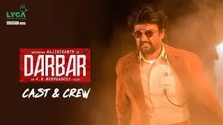 Darbar -  Cast & Crew Motion Graphics | Superstar Rajnikanth | Nayanthara | AR Murugadoss