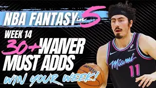 NBA FANTASY BASKETBALL | WEEK 14 WAIVER MUST-ADD PLAYERS | 30+ PLAYERS TO TARGET!