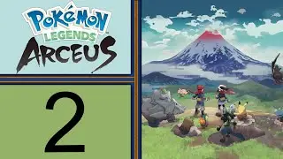 Pokemon Legends Arceus playthrough pt2 - Learning the Ropes! Open-World Fun