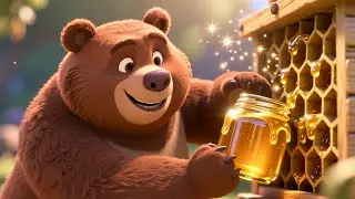 Bear And Honey Picnic 🐻🍯 Fun Picnic Song for Kids | Learn Friendship Nature Playtime