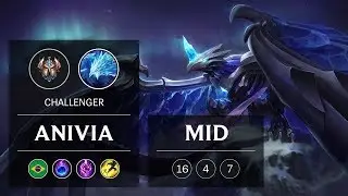 Anivia Mid vs Twisted Fate - BR Challenger Patch 9.1