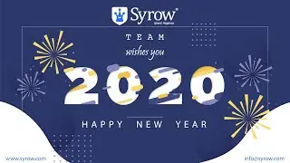 NEW YEAR 2020 Greetings from Team Syrow!