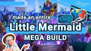 The Little Mermaid MEGA BUILD// Disney Dreamlight Valley