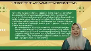 Tugas Akuntansi Biaya_Perspektif Pelanggan dan Proses Internal dari Balanced Scorecard