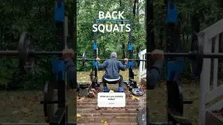 HAPPY SUNDAY! ARE YOU TRAINING TODAY? #backsquats #fitover40 #traininrain  #barbellsquats #legday