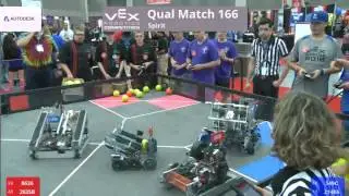 VEX Worlds 2016 - VRC Middle School - Spirit - Qual 6 (9696F 7995A) 227 vs 157 (98648A 7917A)