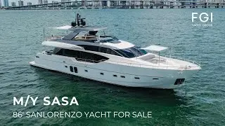 SASA - 86&rsquo; Sanlorenzo Yacht for Sale
