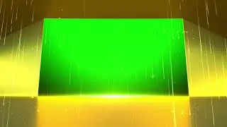 Big Screen Golden Shower Wedding Video Titles Green Screen Template  | FREE TO USE | iforEdits