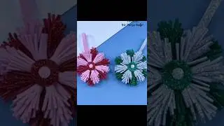 DIY Christmas Tree Ornament from Glitter foam #diy #christmascrafts #christmasornaments