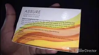 Assure COMPLEXION BAR (tested by me)