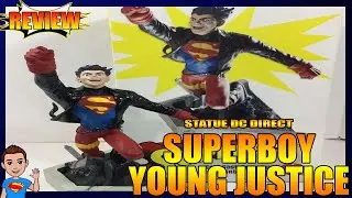 Superboy - Young Justice - Estatueta DC Direct - Review - Pe&ccedil;a Limitada