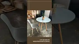 ✨ Small Round Table | Stylish 80cm Dining for Apartments