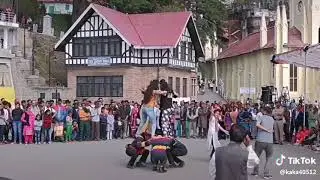 Beautiful dance|| at mall road Shimla #himachali