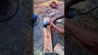 Wood Sanding Technique Using Angle Grinder | Practical Woodworking Method.