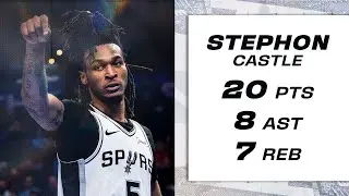 Stephon Castle Drops Near Triple Double vs. OKC