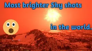 Most biggest and brighter Sky shot in the world testing.
