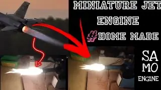 miniature jet engine #homemade #samo_engine  by SM ROYAL 2nd project