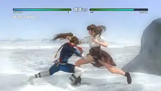 Dead or Alive 5 Last Round: Kasumi (costume 39) vs Hitomi - 4K