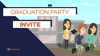 Graduation Party Invitation Template (Animated)