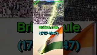 History at a Glance - 1947 India gains independence 755 years of foreign rule comes to an end #india