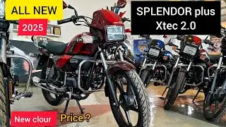 MARKET KA KING👑 Splendor plus xtec 2.0 new clour and features ke sath all cover topic