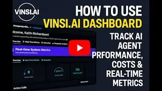 How to Use the VINSI.AI Dashboard | Track AI Agent Performance, Costs & Real-Time Metrics 2025