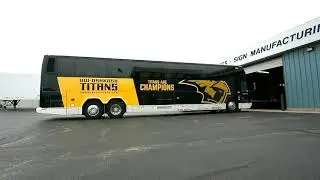Brand new Titan bus wrap