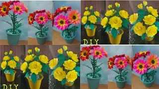 How to make Realistic Paper Flowers | Beautiful and Easy Paper Craft | Paper Flowers Tutorial | DIY