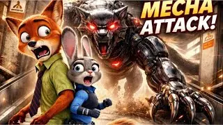 Mecha Panther Attacks the Subway Entrance &ndash; Fox & Rabbit&rsquo;s Most Intense Battle | Animated Action