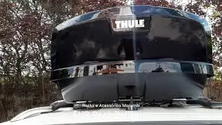 Tiguan AllSpace 2020 com Rack Thule 9585  + Bagageiro Thule Motion Black Piano