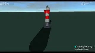 Roter Sand Lighthouse in Open Orbiter Linux 2025