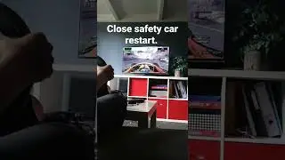 Safety car restart fight. #f12021game #f1