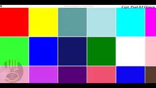 Working with Canvas and Colours  in  Python