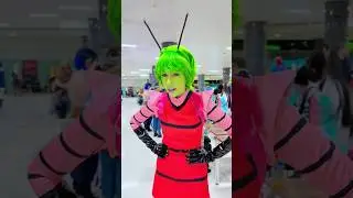 Gir & Invader Zim cosplays from mcm comic con 🫡 #invaderzim #mcm #cosplay #gir