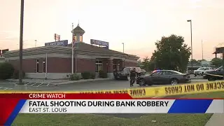 1 person dead after robbery takes place at East St. Louis bank, FBI searches for two suspects