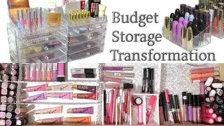 Budget Makeup Storage Transformation | Collection 2016 | DIY