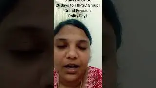 5 days to UPSC26 days to TNPSC Group1Grand Revision Polity Part-1#upsc #tnpscgroup1prelims #polity