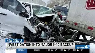 THP says ‘sudden snowstorm’ caused 11 chain-reaction crashes that shut down I-40 West for hours i...