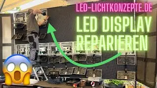 LED Display reparieren ❤️ Videowall Reparatur und Wartung Durchgef&uuml;hrt in D&uuml;sseldorf