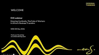 Webinar | Ensuring Continuity The Fate of Workers in Africa's Business Transfers