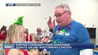 Share Your Holidays Sort-A-Thon volunteer: 'Unbelievable' amount of food donated