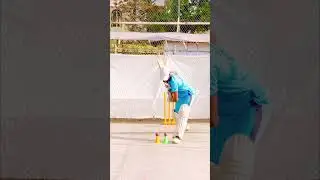 Straight Bat Se Drive Marne Ki Practice |T-Cone Drills #cricket #youtubeshorts #viral #shorts #video