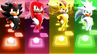Sonic Running on Tiles Hop 🎶 Epic Gameplay