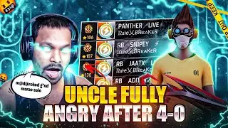 TOP 1 REGIONAL PLAYER के सामने AAGYA UNCLE YOUTUBER😱 AND HIS SQUAD🥶 अब क्या होगा ? EPIC REACTIONS🔥