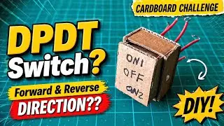How to make Simple Switch from cardboard? || Homemade || @Waste_2_Besttt...