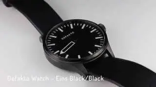 Обзор Defakto Watch &ndash; Eins Black/Black