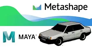 Automobile Photogrammetry Experiment -Agisoft Metashape & Autodesk Maya- TIMELAPSE - Create 3D Model