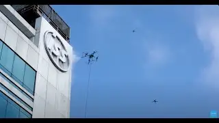 Drone ile Dış Cephe Temizleme İşlemi ( Kompozit ve Cam Yüzey Temizliği )