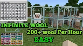 Auto Wool Farm in Minecraft || Easy Wool farm In Minecraft Hindi